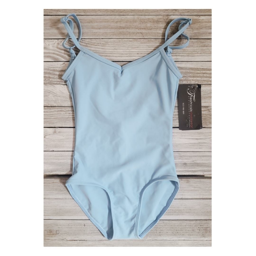 Theatricals Adjustable Strap Ballet Leotard, Intermediate Child, Light Blue